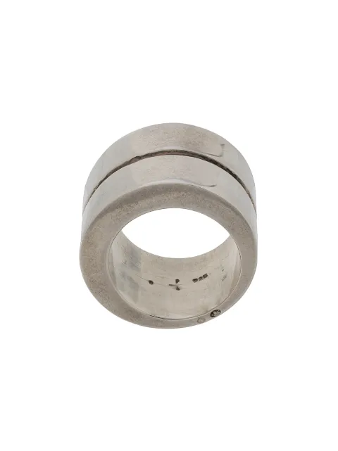 Parts of Four Crescent Crevice layered-look ring Silver 151612PA