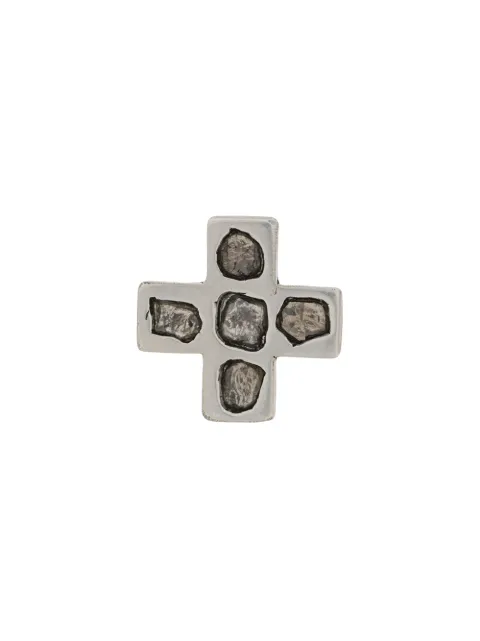 Parts of Four Plus Mega Pavé 12mm earring Silver 113511PADIA
