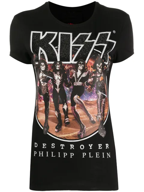Philipp Plein Rock band T-shirt Black P20CWTK2014PTE003N