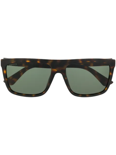 Gucci Eyewear oversized square-frame sunglasses Brown GG0748S003