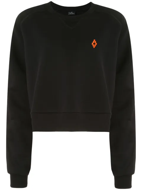 COUNTY OF MILAN side zips sweatshirt Black CWBA048S20FLE0011020