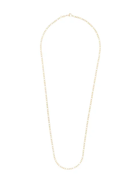 Nialaya Jewelry long chain link necklace Gold MNEC101