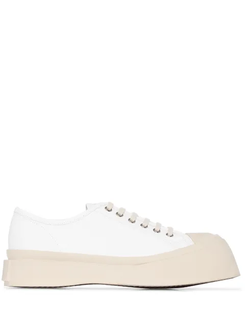 Marni Pablo leather lace-up sneakers White SNZW003020P272200W01
