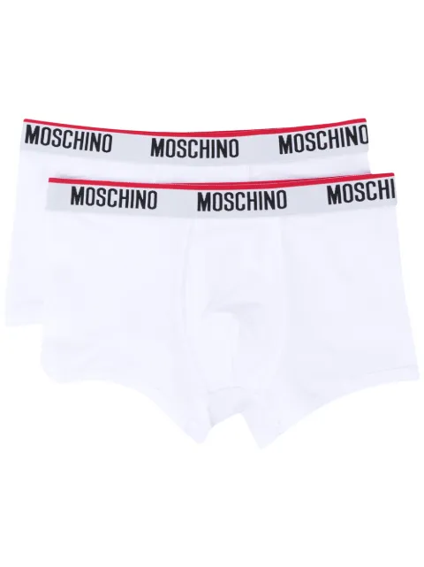 Moschino logo boxers White A47518119