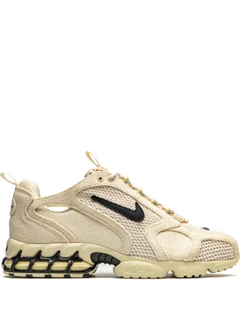 Nike x Stüssy Air Zoom Spiridon Caged "Fossil" sneakers Neutrals CQ5486