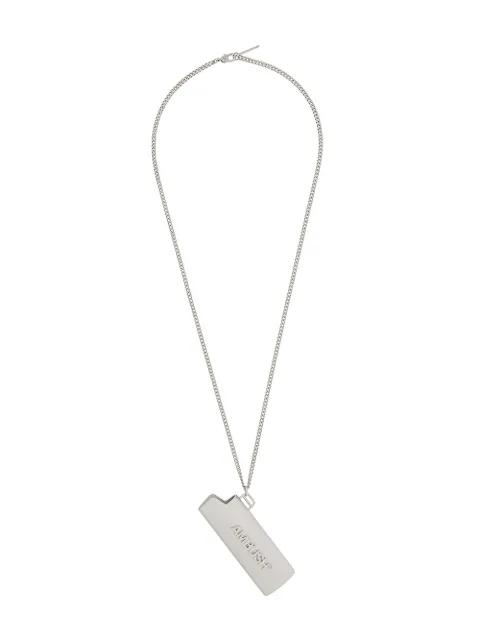 AMBUSH lighter pendant necklace Silver BMOB023F20MET0017272