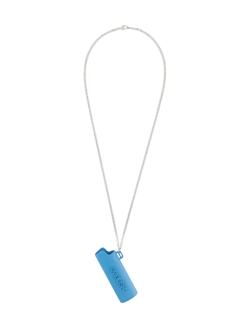 AMBUSH Lighter pendant necklace Blue BMOB023F20MET0014572