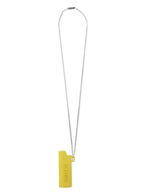 AMBUSH case-pendant necklace Grey BMOB023F20MET0011872