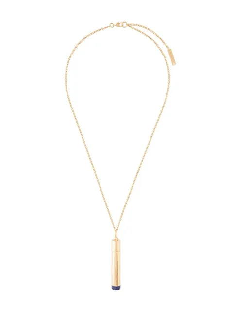 AMBUSH pill case necklace Gold BMOB019F20MET0017645