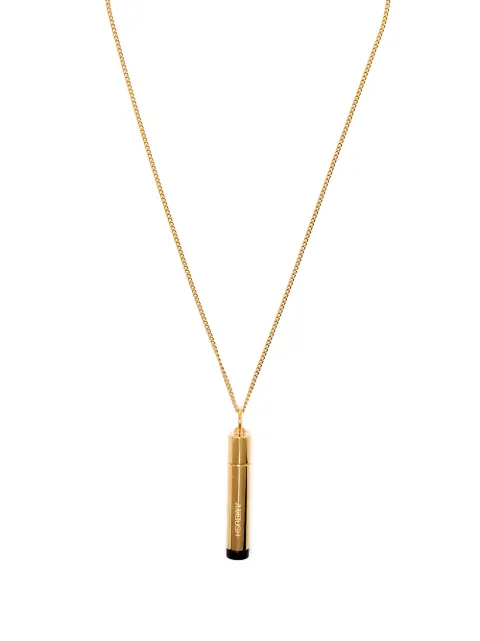AMBUSH pill case necklace Gold BMOB019F20MET0017610