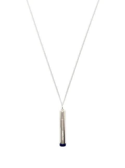 AMBUSH pill case necklace Silver BMOB019F20MET0017245
