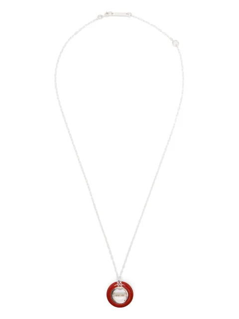 AMBUSH logo-pendant necklace Silver BMOB014F20MET0012572