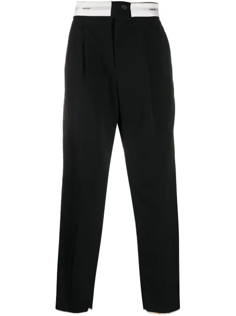 AMBUSH folded waist trousers Black BMCA007F20FAB0011000