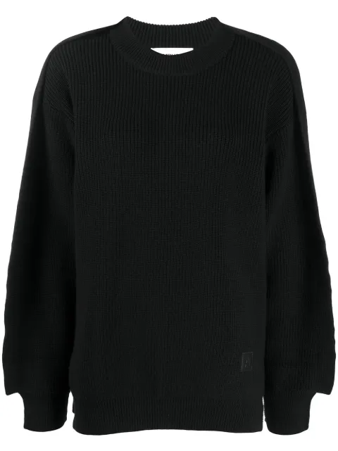 AMBUSH ribbed knit jumper Black BMHE006F20KNI0014500