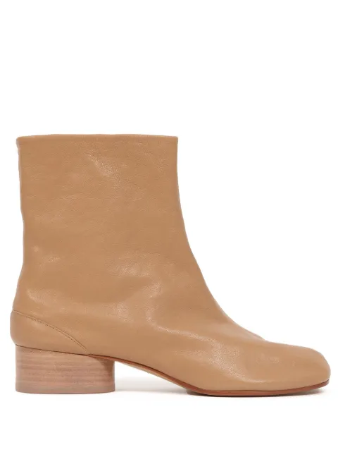 Maison Margiela Tabi 30mm leather ankle boots Neutrals S58WU0273P3753