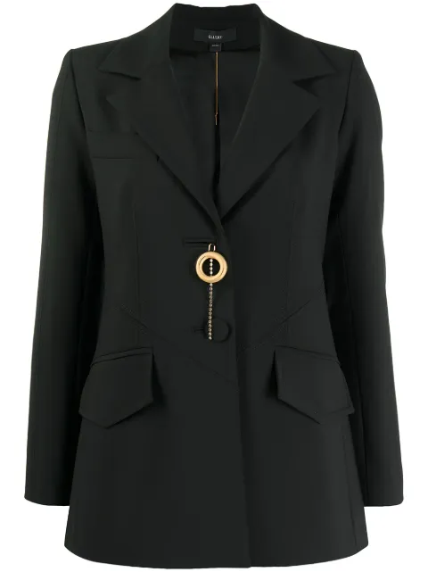 Ellery brooche detail blazer Black 5006621097N