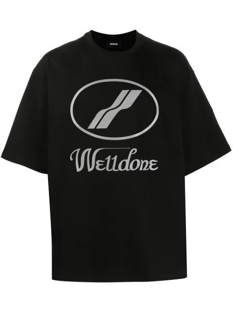 We11done oversized T-shirt Black WDTP519930BKBLACK