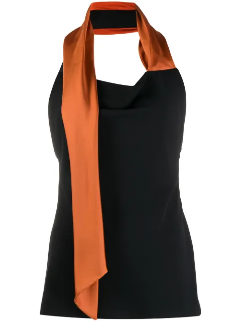 Ellery scarf detail top Black 20156810999