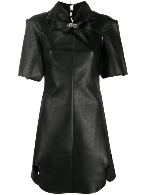 Ellery Bora Bora faux-leather dress Black 10136760999