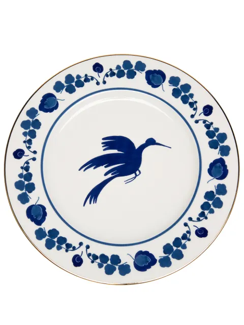 La DoubleJ Wildbird charger plate (31cm) White DIS0022CER001BIR0001