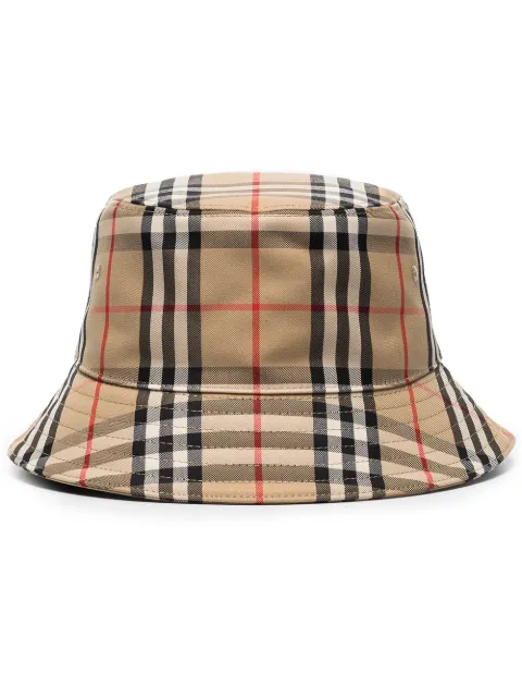 Burberry Check bucket hat Brown 8026927