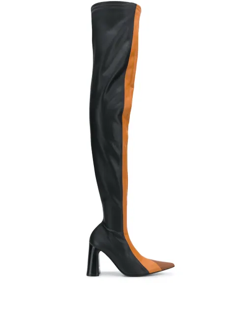 Ellery Testorf 95mm tight-high boots Black ELR20FOO06