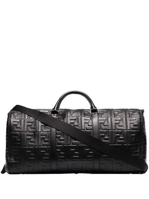 FENDI logo-embossed holdall bag Black 7VA497A72V
