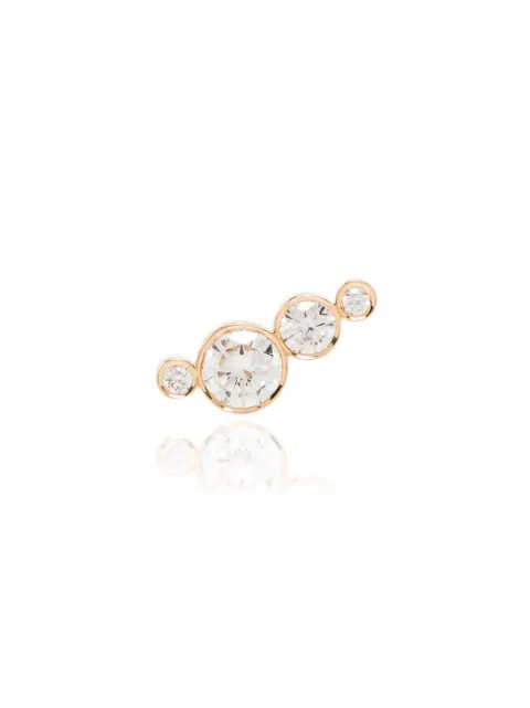 Sophie Bille Brahe 18kt yellow gold Flacon single diamond earring EA61FLDWHL