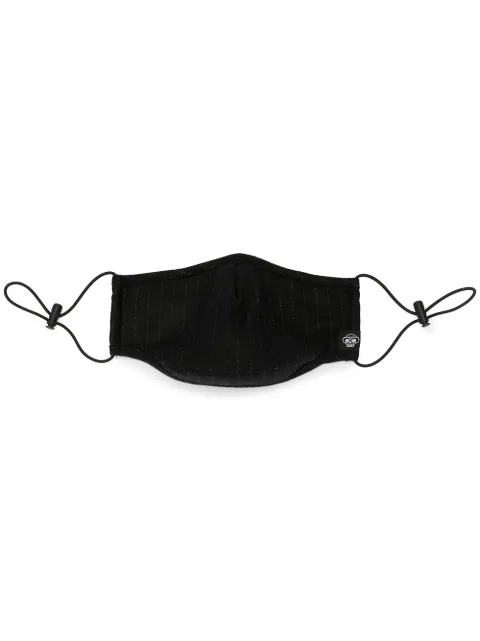 Mostly Heard Rarely Seen pinstripe face mask Black MH02BJMSK23