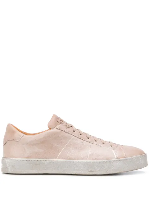 Santoni low lace-up sneakers Neutrals MBGL21037TTSMPMPE50