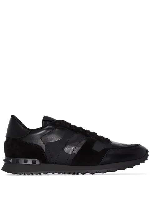 Valentino Garavani Rockrunner camouflage-print sneakers Black YS0723NSD