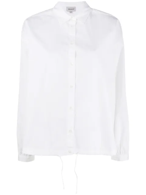 Woolrich drawstring hem shirt White WWSI0040FRUT1497