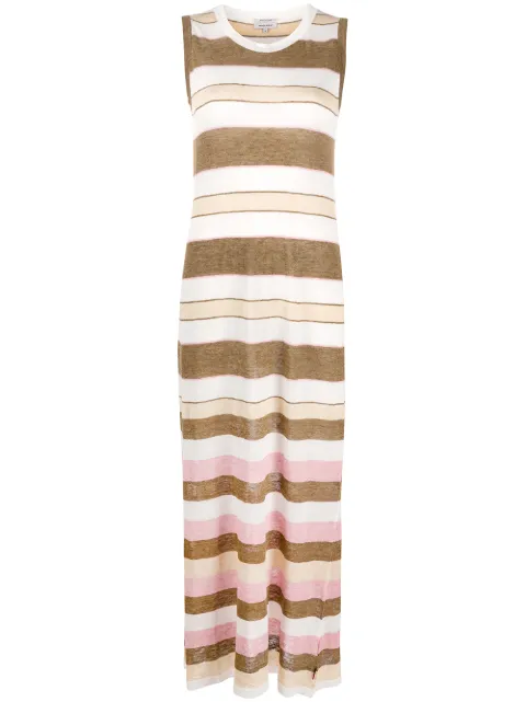 Woolrich striped maxi dress White CFWWDR0048FRUF0310
