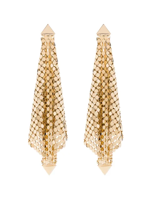 Rabanne gold-tone chain mesh earrings Gold 20PBB0038MET074