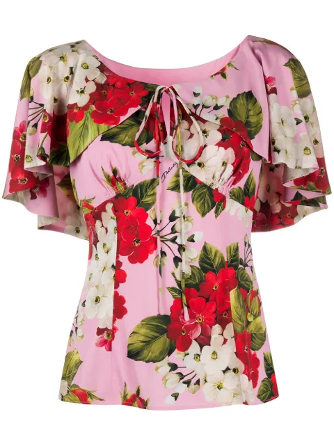 Dolce & Gabbana floral print blouse Pink F74C2TFSAZW