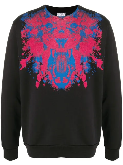 COUNTY OF MILAN graphic print sweatshirt CMBA009F20FLE0071025