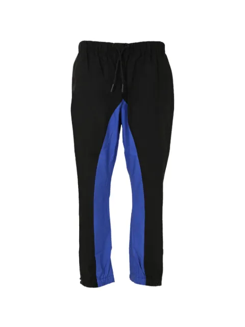 COUNTY OF MILAN bicolour track pants Black CMCA156E20FAB0011045