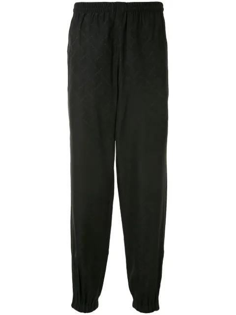 COUNTY OF MILAN logo jacquard track pants CMCA154E20FAB0021010