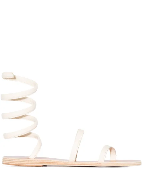 Ancient Greek Sandals Ofis ankle-wrap sandals Neutrals OFIS