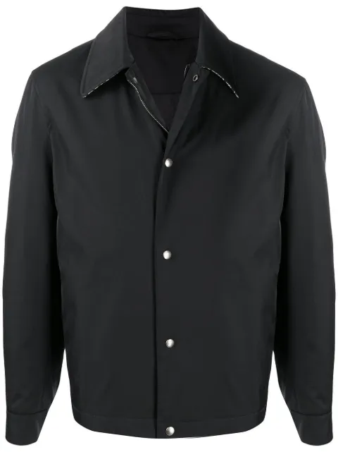 Ferragamo contrast collar jacket Black 709376