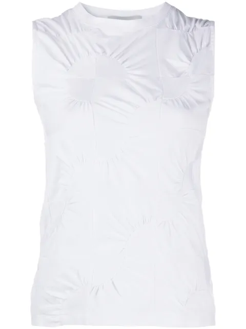 Coperni gathered detail vest White JS01S20505
