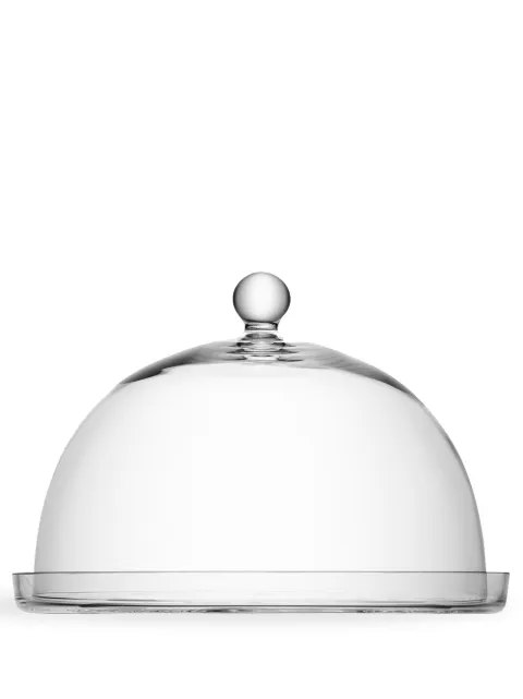 LSA International Vienna plate and dome Neutrals G38533301