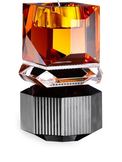 Reflections Copenhagen Dakota tea-light holder Black 200