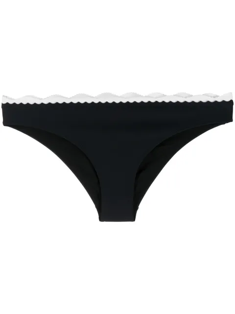 Stella McCartney scallop-trim bikini bottoms Blue S7B210700