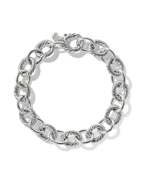 David Yurman sterling silver Oval Link chain bracelet (10mm) Silver BC0133SS