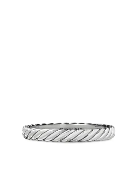 David Yurman sterling silver Cable Collectibles stack ring (3mm) Silver R09500SS