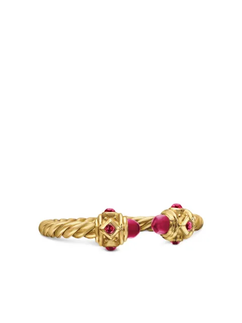 David Yurman 18kt yellow gold Renaissance ruby ring (2.3mm) Gold R1443488FRU