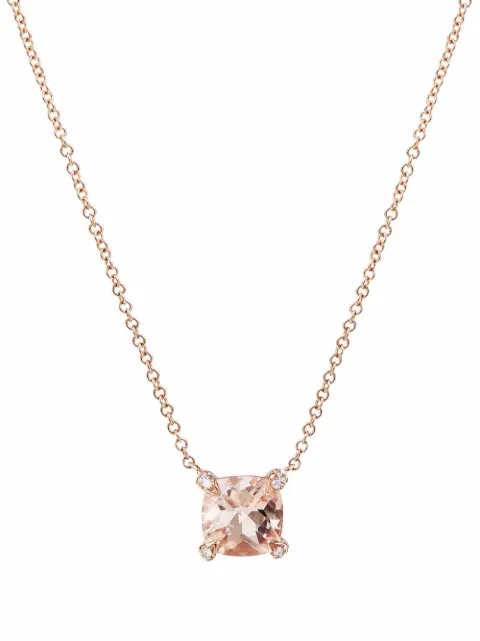 David Yurman 18kt rose gold and sterling silver Petite Chatelaine necklace Pink N12598D8RAMODI