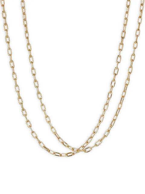 David Yurman 18K yellow gold 3mm Madison necklace Gold N137088820