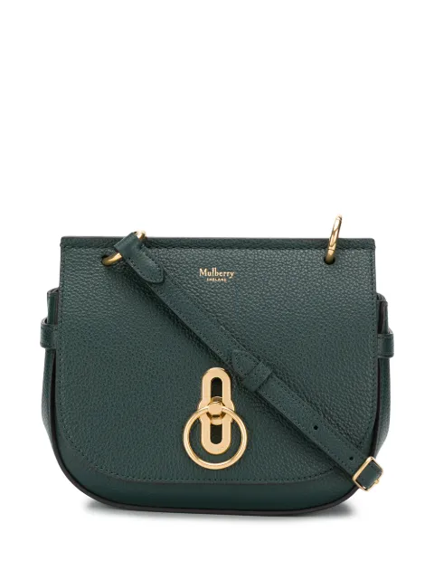 Mulberry Amberley logo crossbody bag Green HH4966205Q633